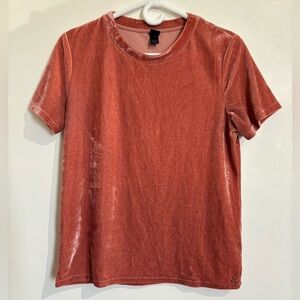 🎉4/30$🎉 Volcom Rust Velour Short Sleeve Tee PTP 19 in🧡